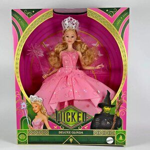 Mattel Universal Wicked Deluxe Glinda Fashion Doll URL MISPRINT RARE